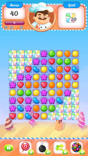 Gusto Yummy Chef - Match 3 Fruit Candy Puzzle Game - Screenshot 4